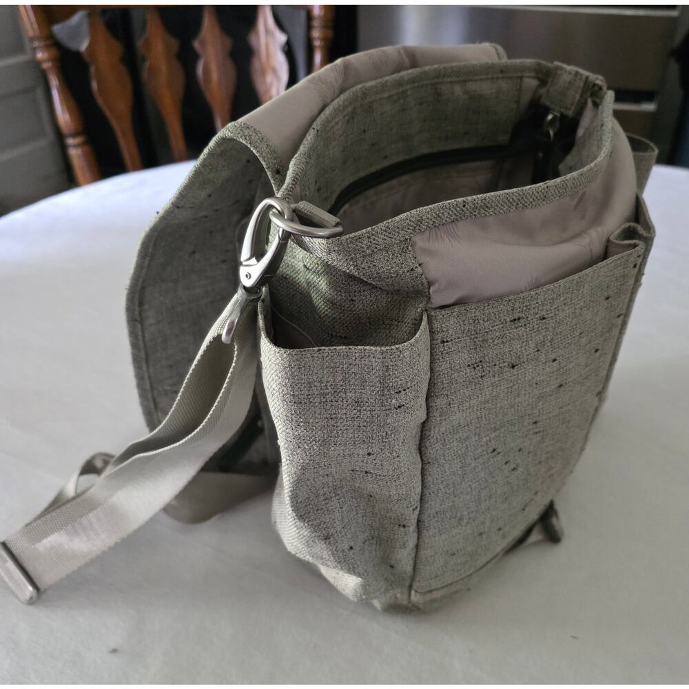 Haiku To Go Convertible Bag Eco-Friendly Messenger Style Crossbody Purse Green - Picture 5 of 11